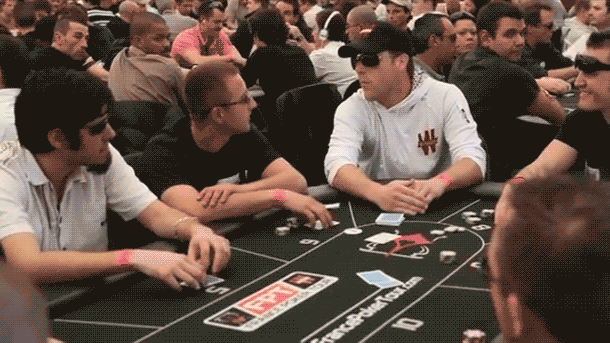 face poker GIF