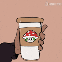Good Morning Coffee GIF by Danketsu - Bobo and Shroomy