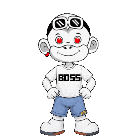 Like A Boss Sticker by Zhot
