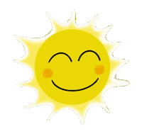 Happy Sun Sticker