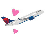 Valentines Day Valentine Sticker by Delta Air Lines