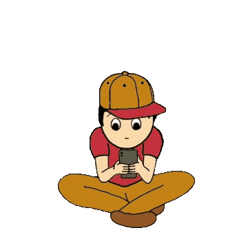 Phone Character Sticker