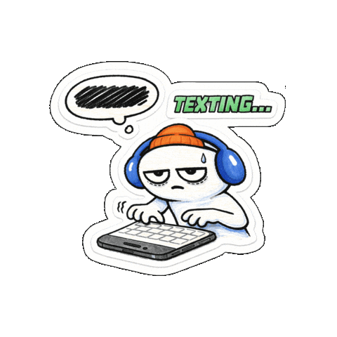Nervous Sticker Sticker