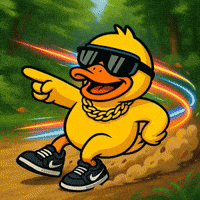 duckracegp meme crypto racing race GIF