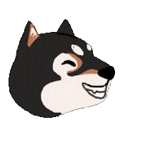 Happy Shiba Inu Sticker