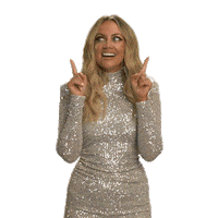 React Pointing Up Sticker by Celebrity Apprentice Australia