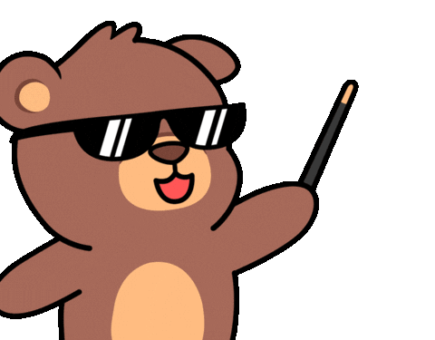 Magic Sunglasses Sticker by BEARISH