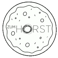 thermenhotelvierjahreszeiten white pizza black and white round Sticker