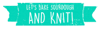 Bread Baking Sticker by Gritty Knits