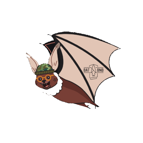 Bat Sticker by BatBnB