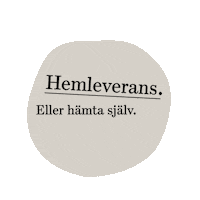 Hemleverans Sticker by Bistro Norrland