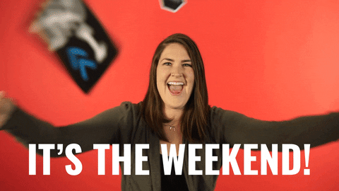 excited it's friday GIF
