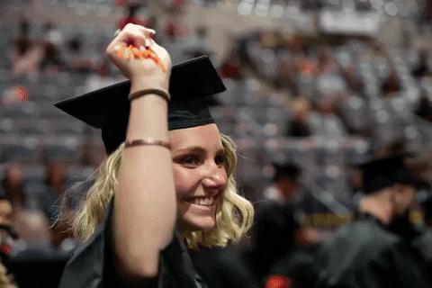 Graduation Commencement GIF by Indiana Tech