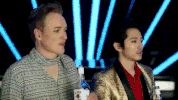 steven yeun drinking GIF by Team Coco