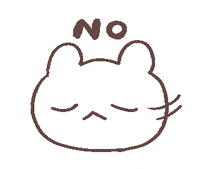 fishan_suyu no bad disagree うさぎ GIF