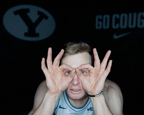 Byu Basketball Sport GIF by BYU Cougars