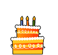 Celebrating Happy Birthday Sticker by Xplora BG