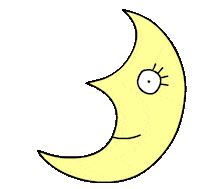 Moon Disco Sticker by CsaK