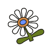 maevechocolate flower garden maeve seattle chocolate Sticker