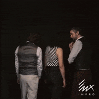 Friends 90S GIF by EUX Compagnie d'Improvisation