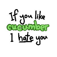 Monsta X Cucumber Sticker