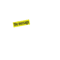 Rap Word Sticker by The Message Magazine