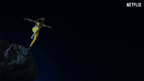 Bella Thorne Jump GIF by NETFLIX