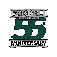 55Th Anniversary Sticker by Farrell Equipment & Supply