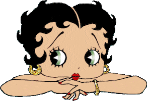 Betty Boop Flirt Sticker