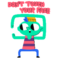 United Nations Dont Touch Sticker by Bare Tree Media