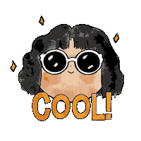 mynameismathuin girl cool vibing mynameismathuin Sticker