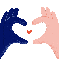 Heart To Heart Hearts Sticker by Novo Nordisk