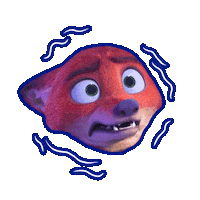 Scared Jason Bateman Sticker by Walt Disney Animation Studios