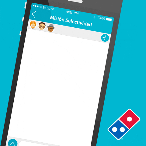 sms examen GIF by Domino's Pizza