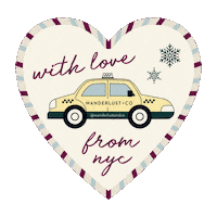 New York Christmas Sticker by Wanderlustandco