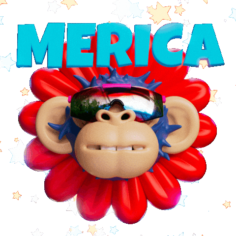 American Stars Sticker by Evan Hilton