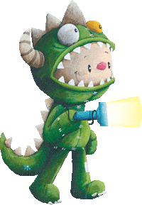 Night Light Halloween Sticker by Little, Brown Young Readers