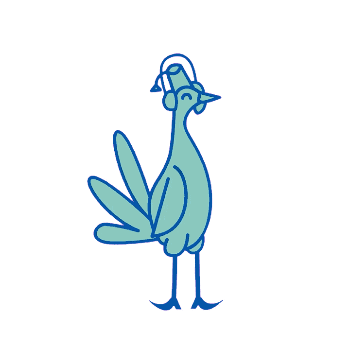 Eat Orange County Sticker by Dizzy Bird