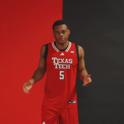 Josiah Moseley GIF by Texas Tech Basketball