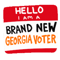 Senate Race Hello Sticker by Creative Courage