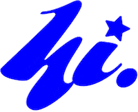 Hello Sticker by Lauren Sanderson