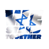 Israel Westandtogether Sticker by Playtika