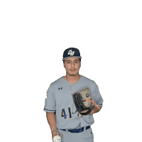 Clarke Baseball Sticker by Clarke University