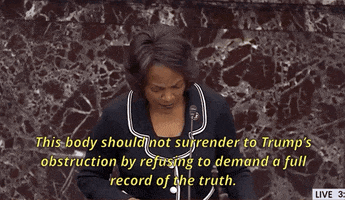 news senate impeachment trial impeachment trial val demings GIF