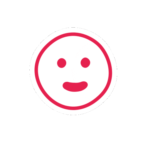 Happy Fun Sticker by Visser & Visser