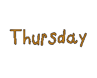 Happy Thursday Sticker