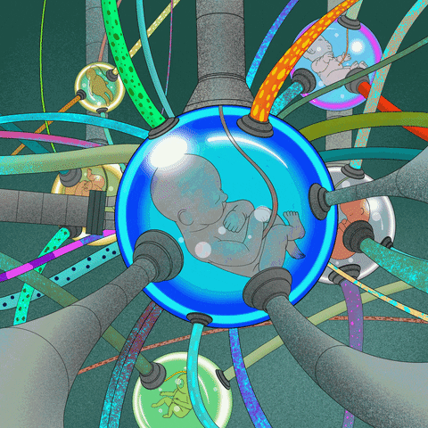 zergioart baby matrix reborn mankind GIF