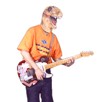 Happy T-Rex Sticker by forgood music