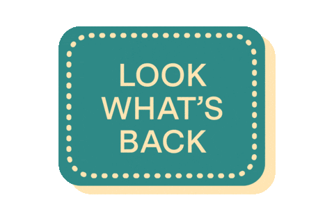 Look Whats Back Sticker by DetourCoffee
