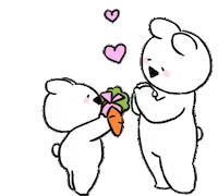 うさぎ Love Sticker by すこぶる動くウサギ
